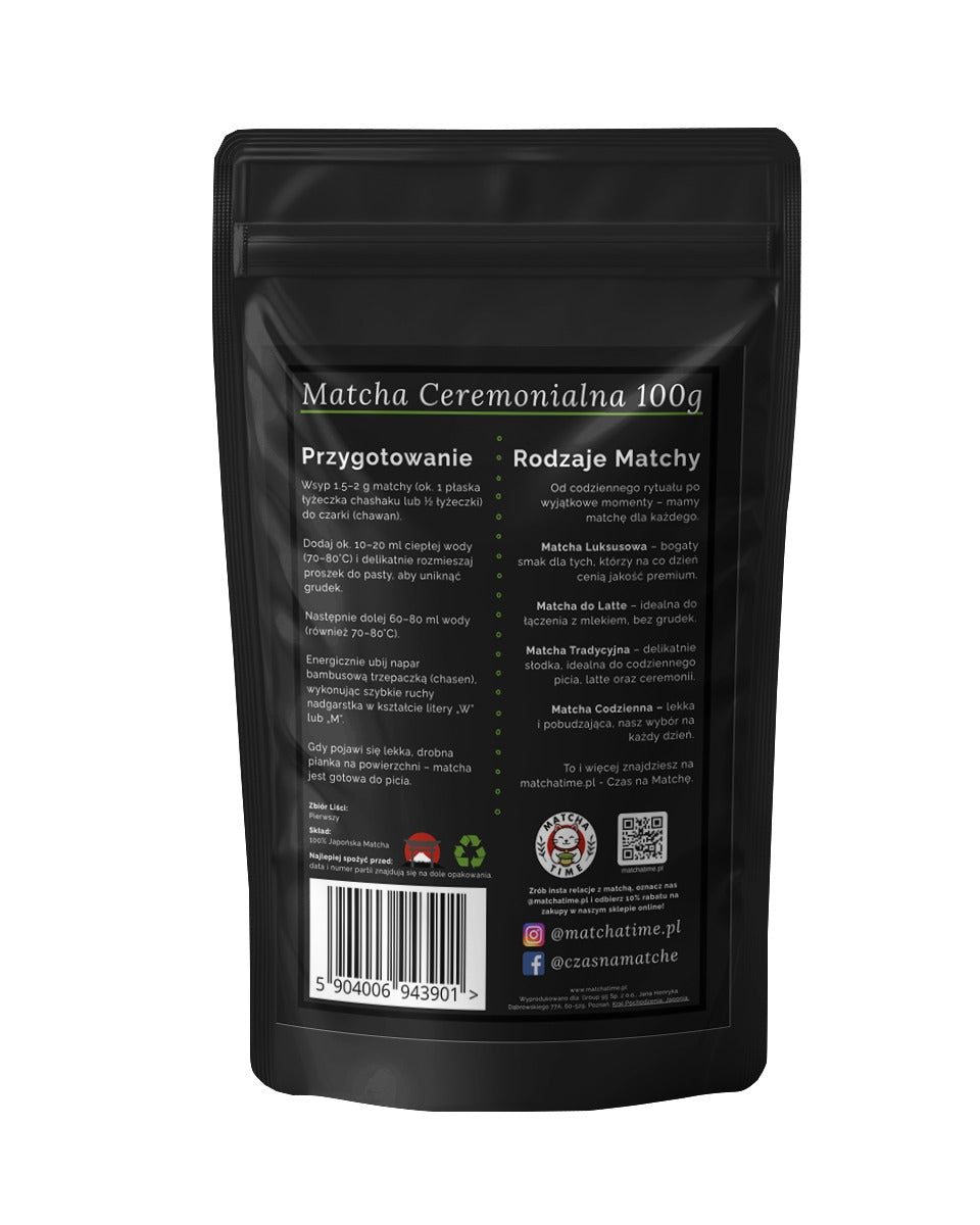 Matcha Ceremonialna - 100g