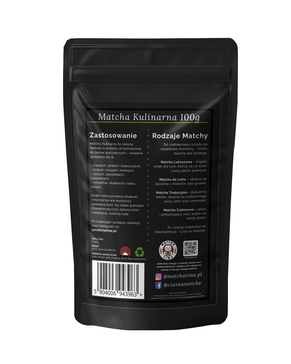 Matcha Kulinarna - 100g