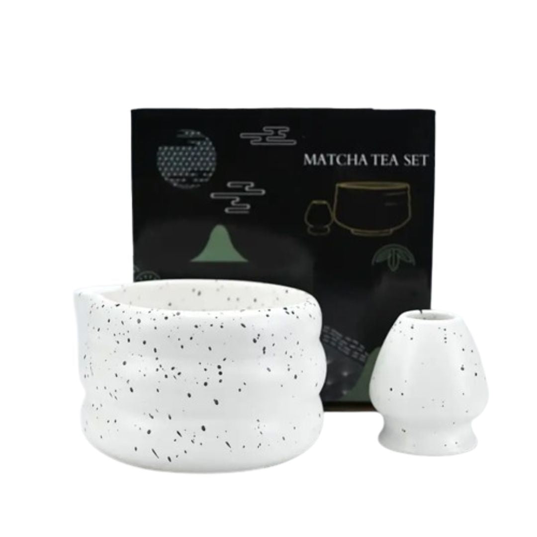 Zestaw Do Matchy - Ceramiczny Chawan i Naoshi (4 Kolory)