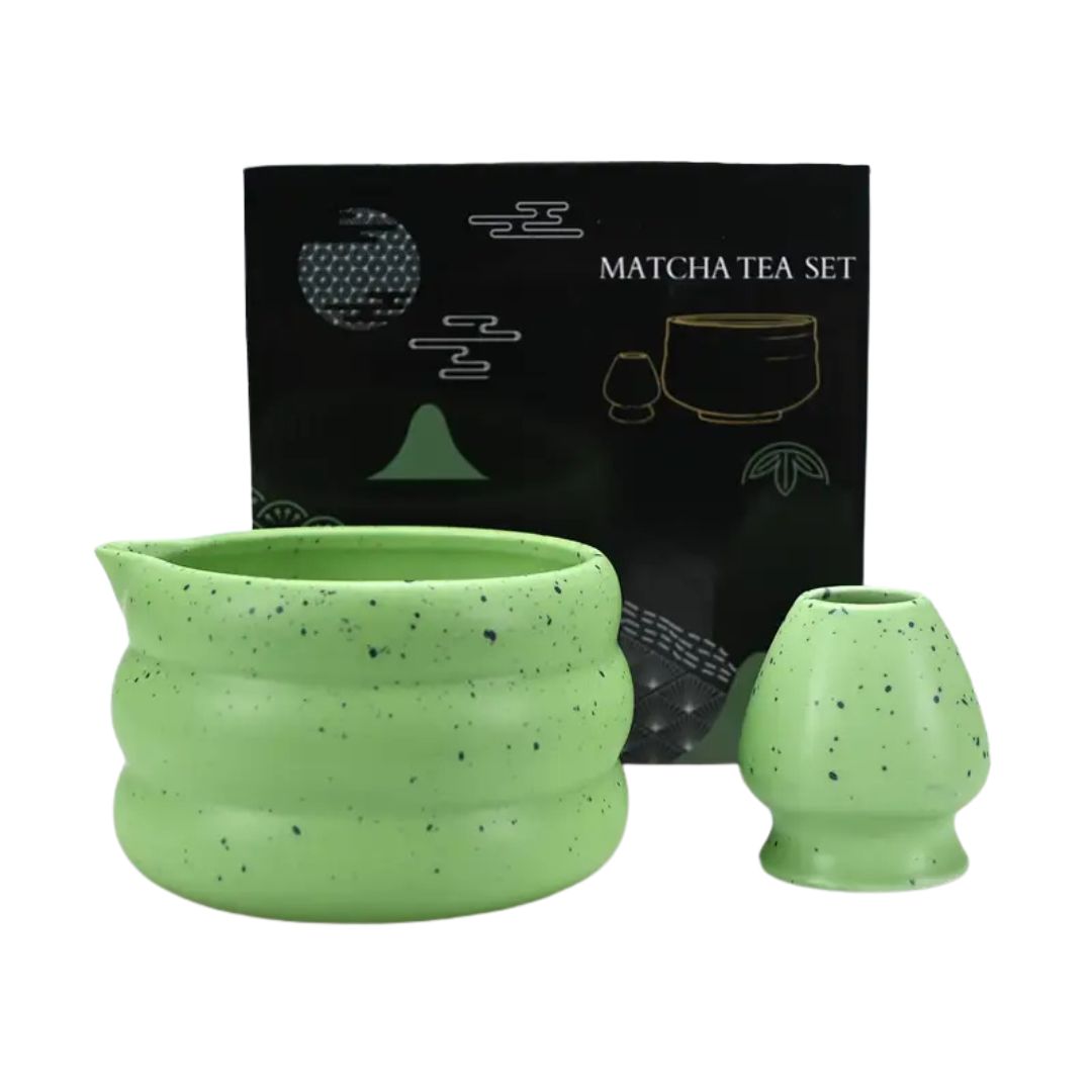 Zestaw Do Matchy - Ceramiczny Chawan i Naoshi (4 Kolory)